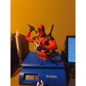 Coin Bank - Marvel Avengers - Deadpool Bust PVC Figural Money Piggy 9"